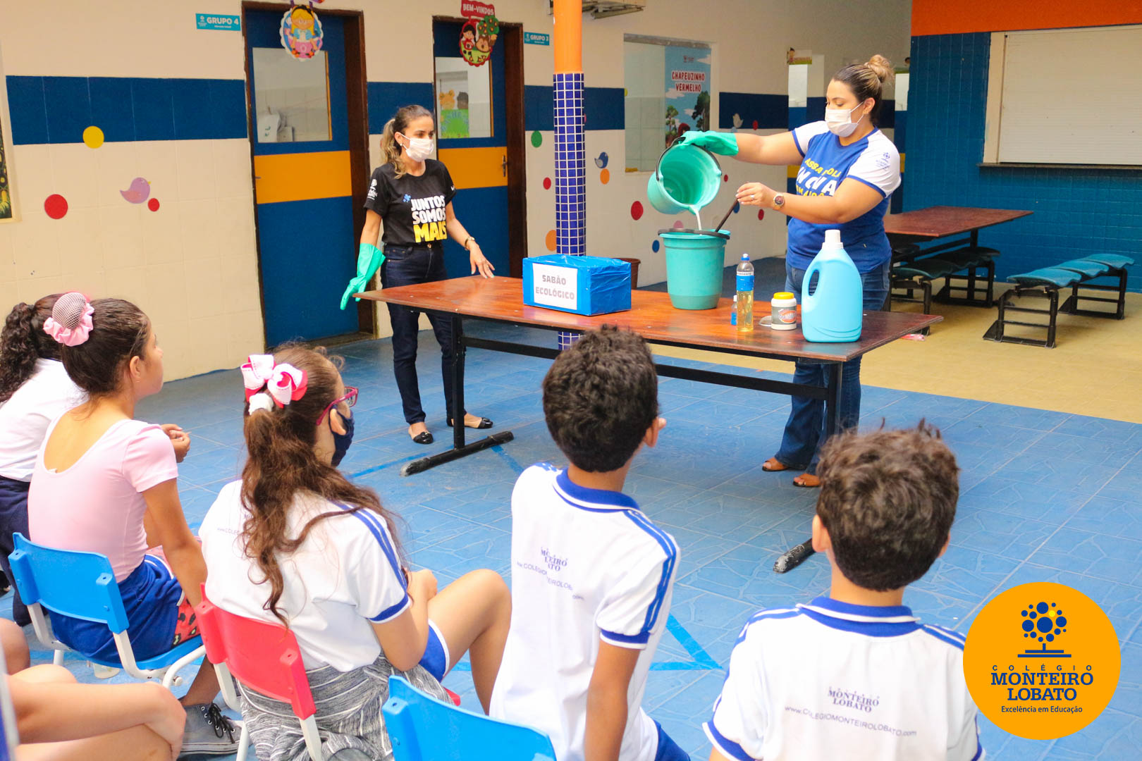 Oficina do saber: Confecção do sabão biodegradável